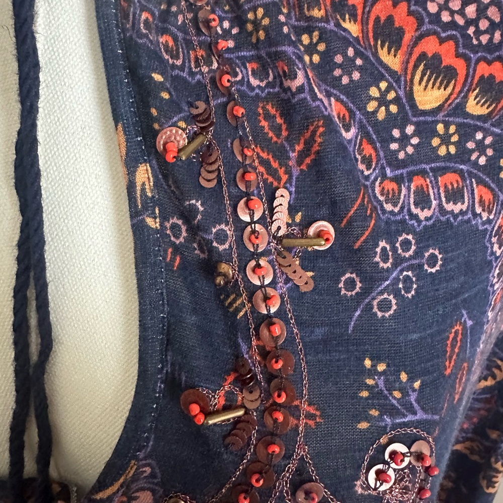 Tunic Top With Bead Embellishment- X-Large - Picture 13 of 13